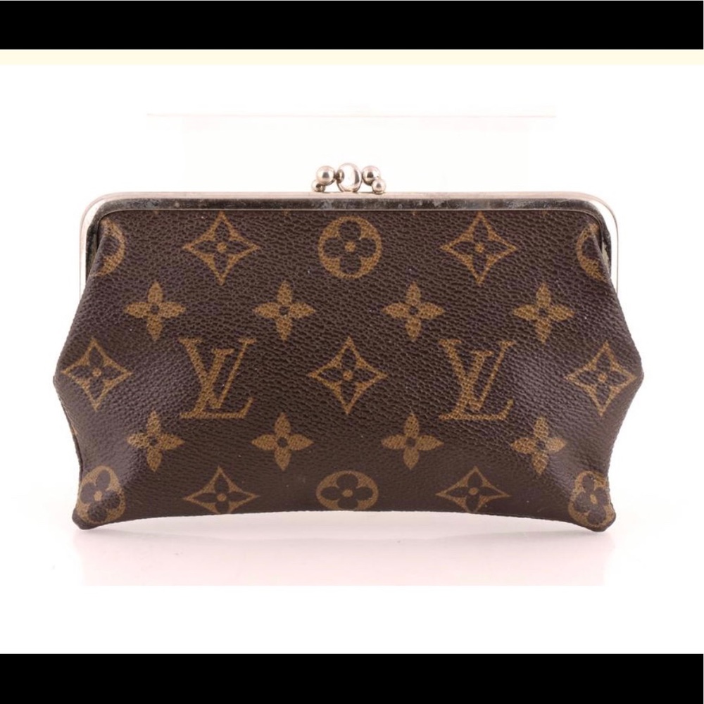 Louis Vuitton Brown Monogram Vintage Coin Purse
